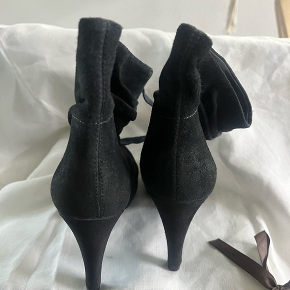 ASH Black Suede women’s shoe size 8 - Picture 4 of 7